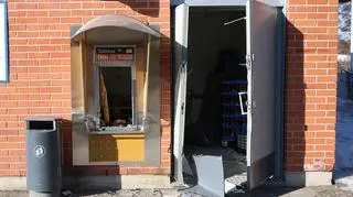 Wysadzony bankomat w miejscowości Vaala