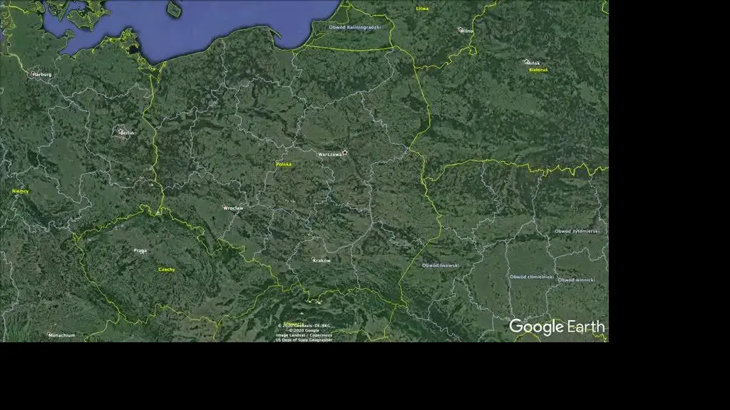 olsztynek mapa