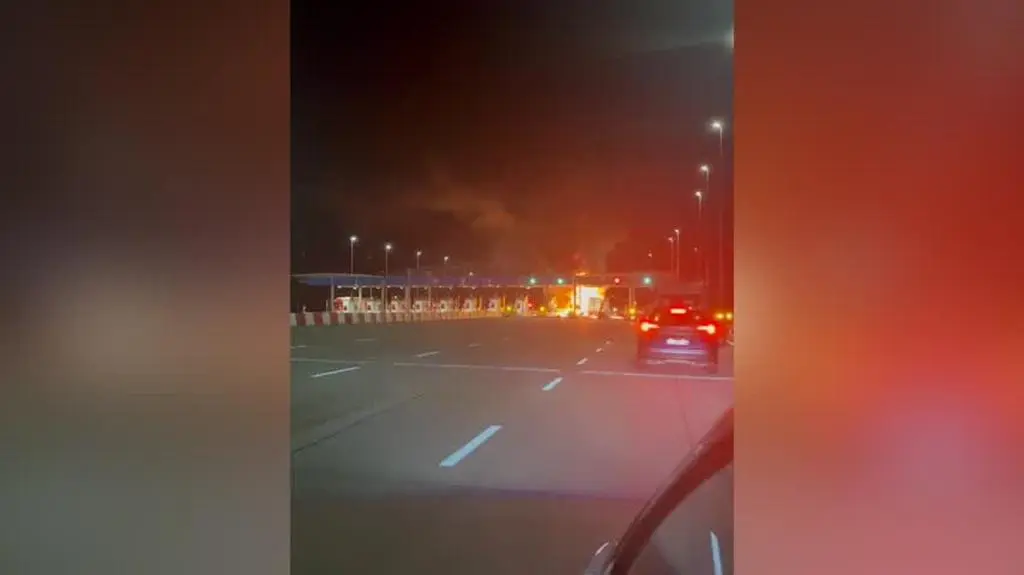 Pożar pojazdu ciężarowego na A2 
