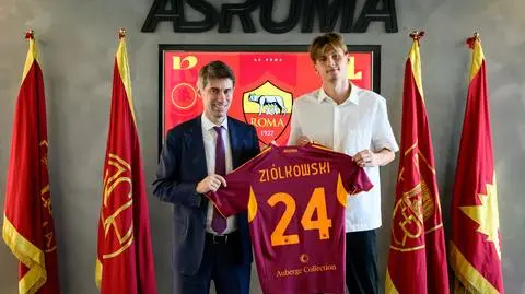 Pomógł w awansie Legii, już wita się z kibicami Romy 