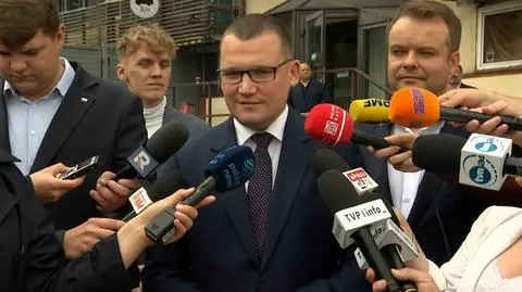 Szefernaker po spotkaniu w siedzibie PiS o "wnioskach na kolejne tygodnie"