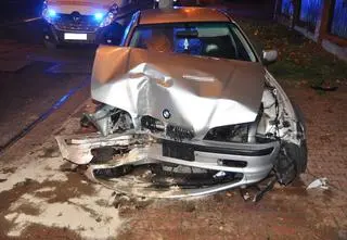 Pijany wjechał w skrzynkę. Zaczął ulatniać się gaz