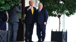 Donald Trump powitał Viktora Orbana w Białym Domu
