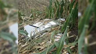 Dron znaleziony na polu kukurydzy w powiecie działdowskim