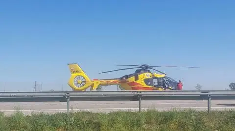 Wypadek na autostradzie pod Wrocławiem. Trzy osoby ranne