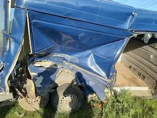 Kolizja na przejeździe kolejowym