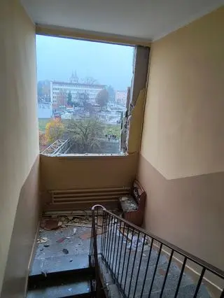 Wybuch w mieszkaniu w Braniewie