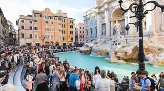 Rzym. Fontanna di Trevi