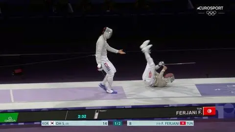 Duch fair play w finale szabli. Mistrz nie skorzystał z okazji