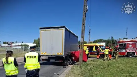 Kierowca ciężarówki nie ustąpił pierwszeństwa 