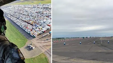 "Po ośmiu godzinach zakończyliśmy robienie wymazów i zastał nas piękny widok. Plac był pusty"