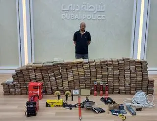 Dubajska policja skonfiskowała 500 kilogramów czystej kokainy