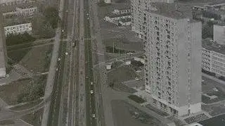 Trasa Katowicka dzieląca Rataje i Chartowo