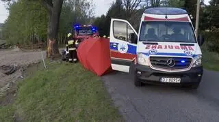 Tragiczny wypadek koło Kamiennej Góry