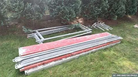 Z budowy zniknęło rusztowanie warte 12 tysięcy zł