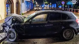 Auto wjechało w dom w Kluczborku