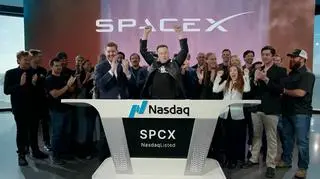 SpaceX z debiutem na Nasdaq. Elon Musk może zostać pierwszym bilionerem