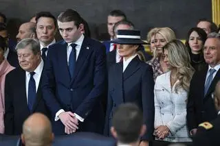Barron Trump i Melania Trump