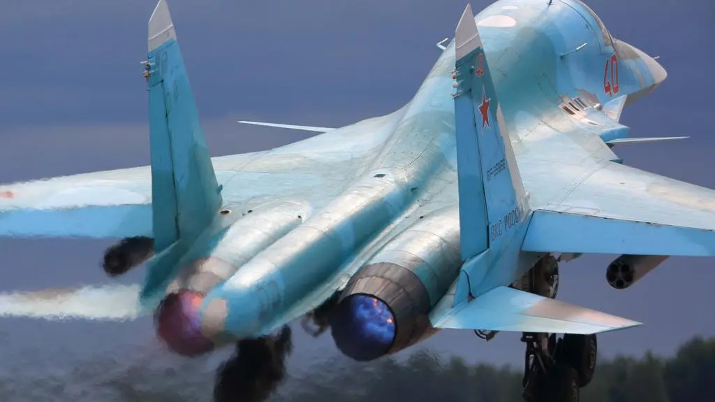 Rosyjski Su-34. Zdjęcie ilustracyjne 