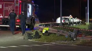 Zderzenie busa z samochodem osobowym