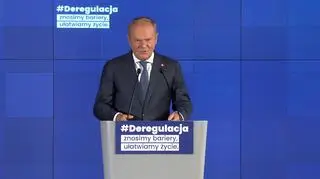 Premier Donald Tusk o deregulacji. "Czujemy satysfakcję" 