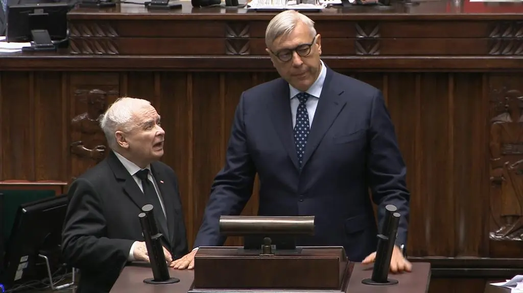Jarosław Kaczyński i Roman Giertych