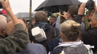 Grzegorz Braun w Jedwabnem