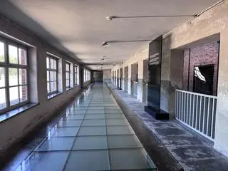 Budynek tzw. centralnej sauny po remoncie
