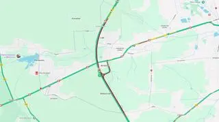 Nieprzejezdna autostrada A1 po wypadku koło Częstochowy