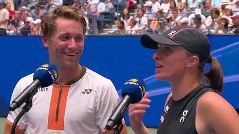 Zabawna wymiana zdań Świątek i Ruuda. "Słucham? Nie. Ty do mnie napisałeś"