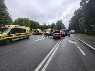 Policjant spowodował wypadek pod Bydgoszczą