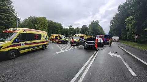 Policjant spowodował wypadek pod Bydgoszczą