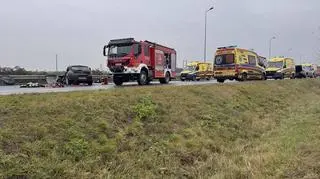 Wypadek obok Smardzowa