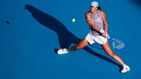 Zmęczenia nie było widać. Świątek przywitała się z US Open wygraną