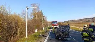 Wypadek na obwodnicy Wojnicza