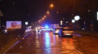 Wypadek na ulicy Chojnowskiej w Legnicy
