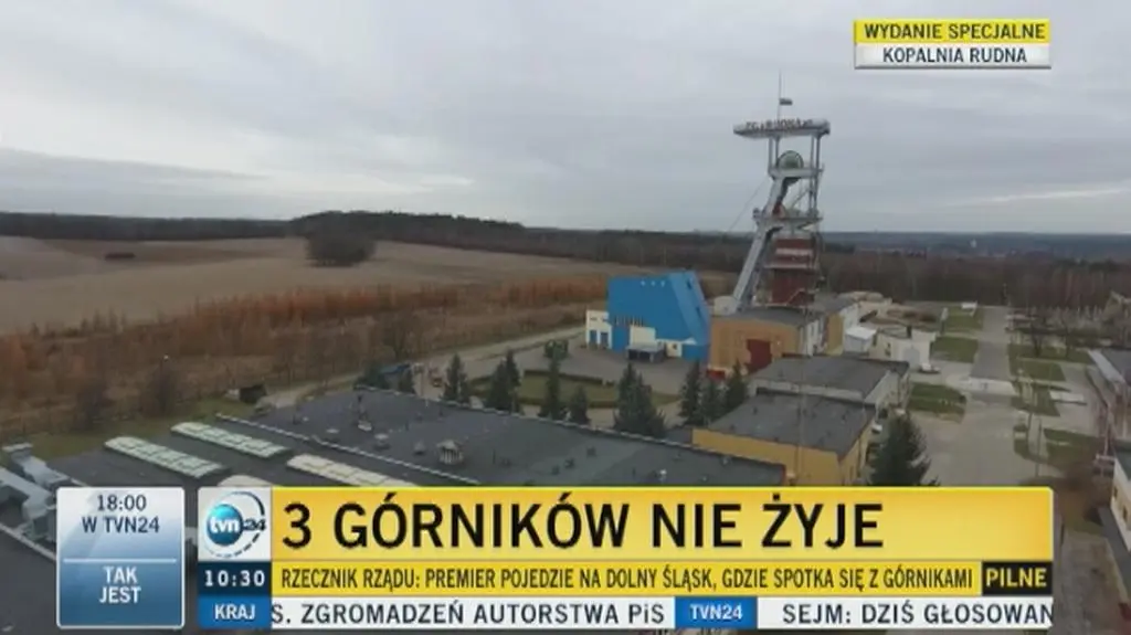 Ratownik górniczy o akcji pod ziemią 