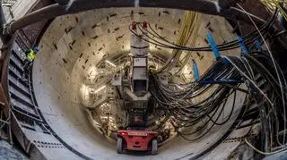 Wnętrze TBM Faustyna