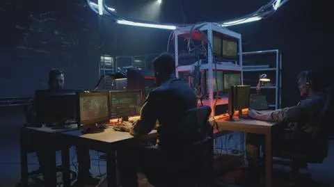 Haker cyberatak cyberwojna Hacker