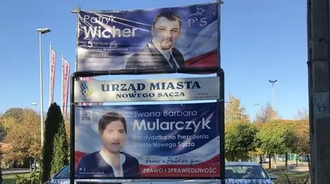 Walka o tablice wyborcze w Nowym Sączu