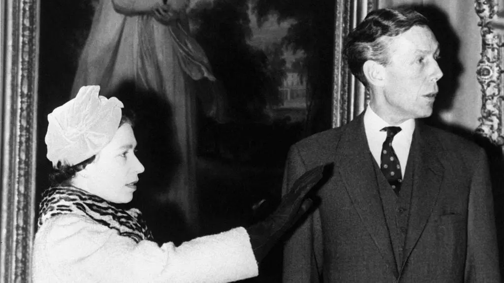Elżbieta II i Anthony Blunt 