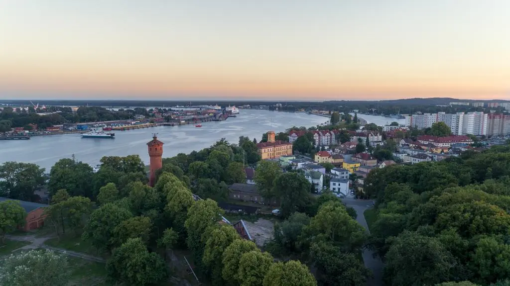 Świnoujście z lotu ptaka
