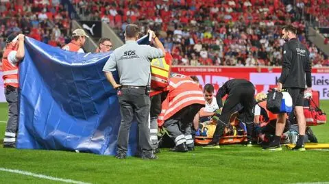 12 medyków ruszyło na ratunek bramkarzowi