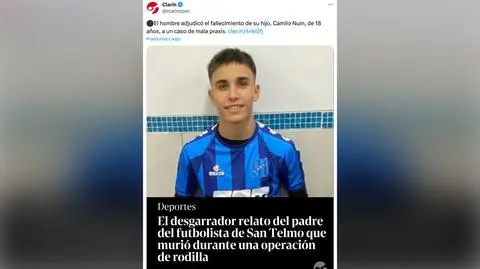 Śmierć 18-letniego piłkarza. Zmarł podczas rutynowej operacji