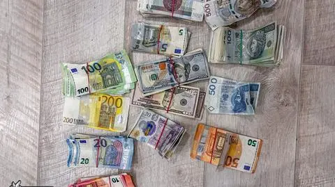 Zabezpieczono też pieniądze 