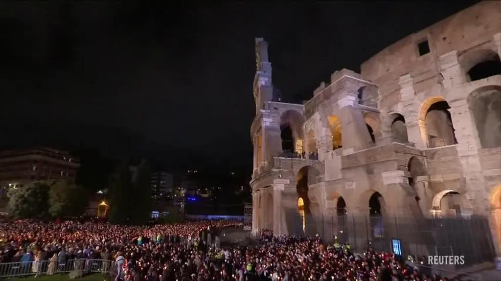 W Koloseum odbyła się Droga Krzyżowa