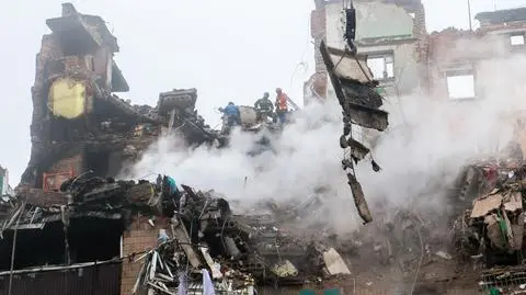 Prace poszukiwawczo-ratownicze w Tarnopolu