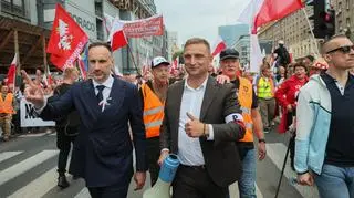 Janusz Kowalski i Robert Bąkiewicz, 1 sierpnia 2025 roku