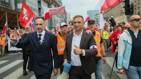 Janusz Kowalski i Robert Bąkiewicz, 1 sierpnia 2025 roku