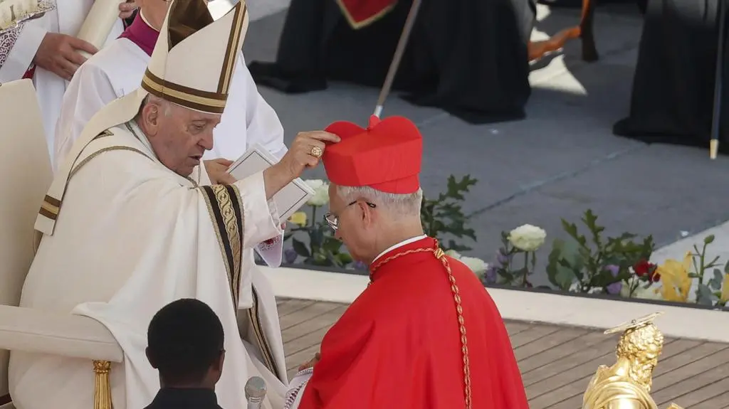Robert Prevost na zdjęciu z Franciszkiem z września 2023 roku